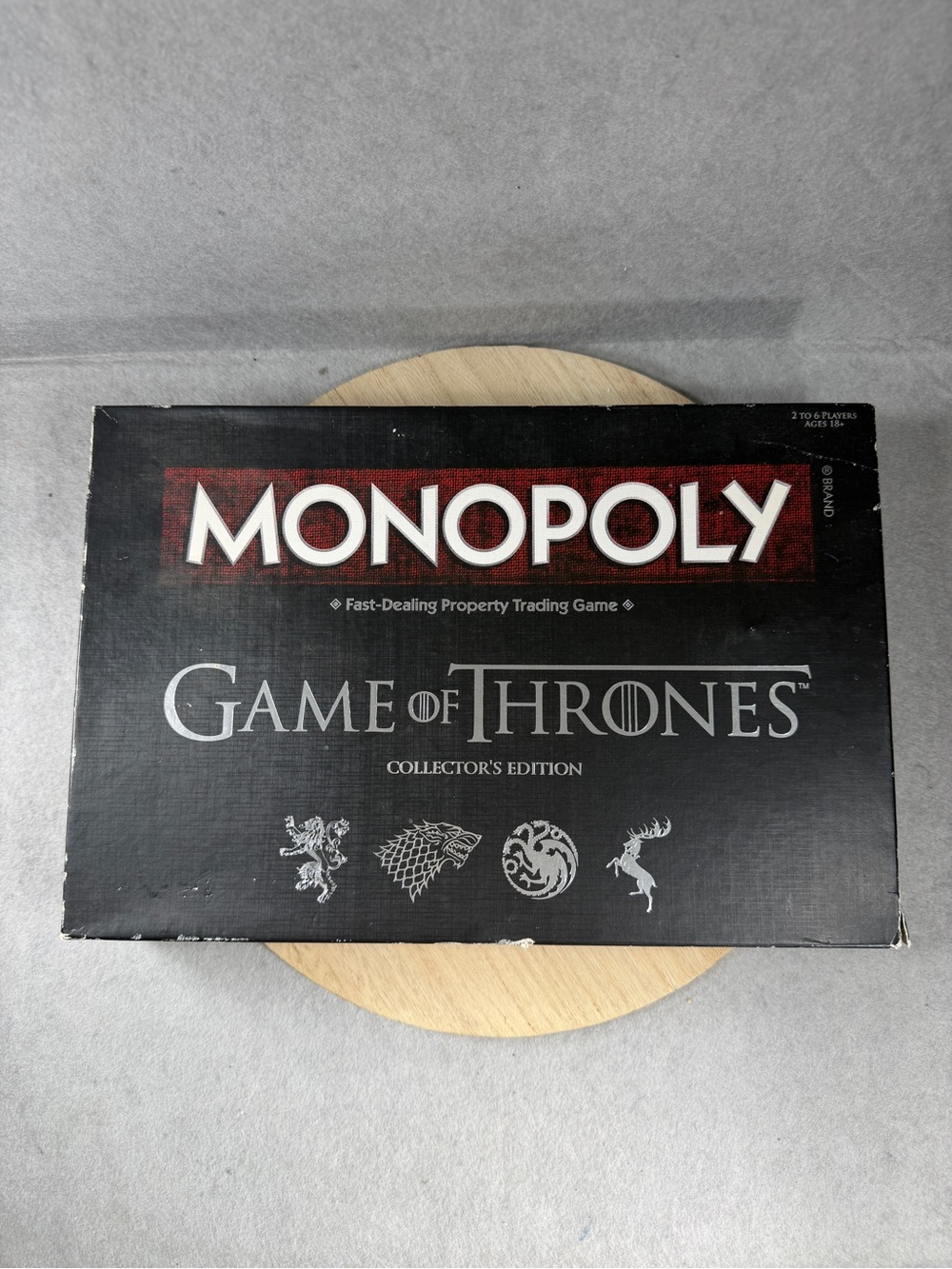Monopoly Game of Thrones Collector's Edition Board Game Complete Hasbro HBO